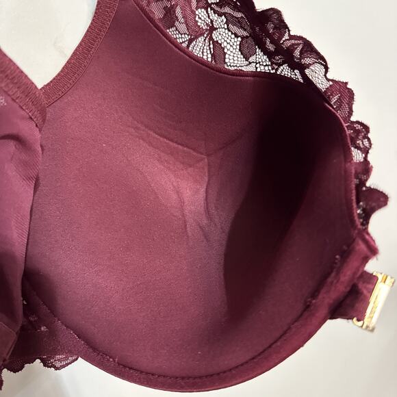 NWT Auden Red Laced Push-Up Plunge Coverage Underwire Bra Size 46DDD - Picture 10 of 11